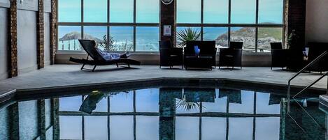 Indoor pool, a heated pool