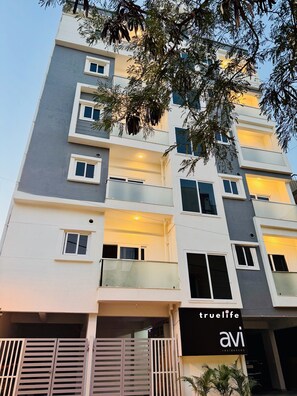 Facciata della struttura