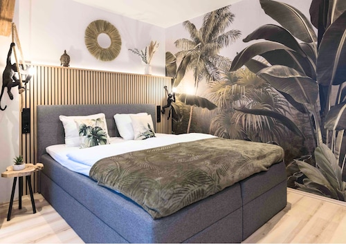 BaliApartment, Küche, Parkplatz, 24h Digital Checkin, Wlan 150MBit