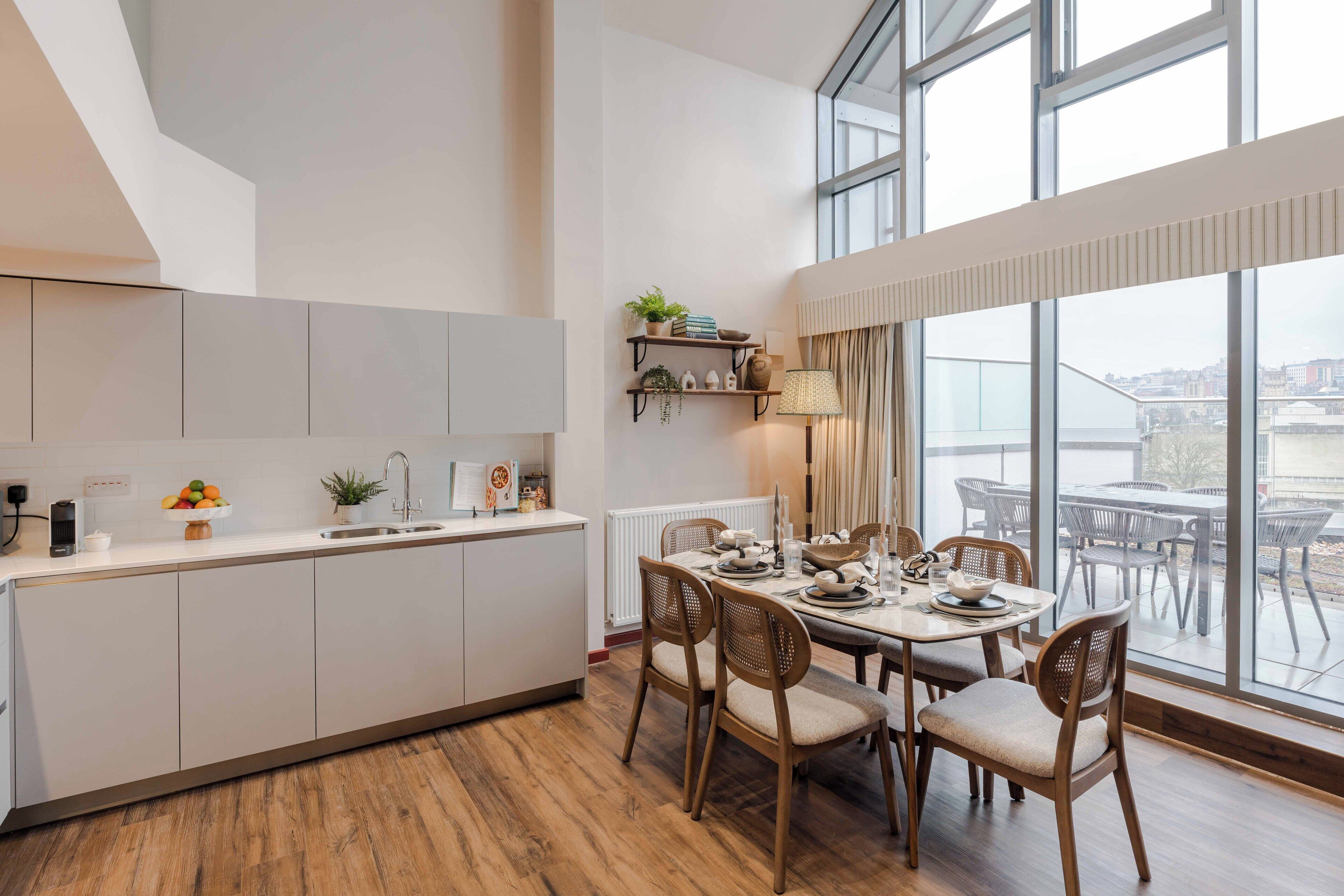 Grand Apartment | Private kitchen | Full-sized fridge, microwave, espresso maker, coffee/tea maker