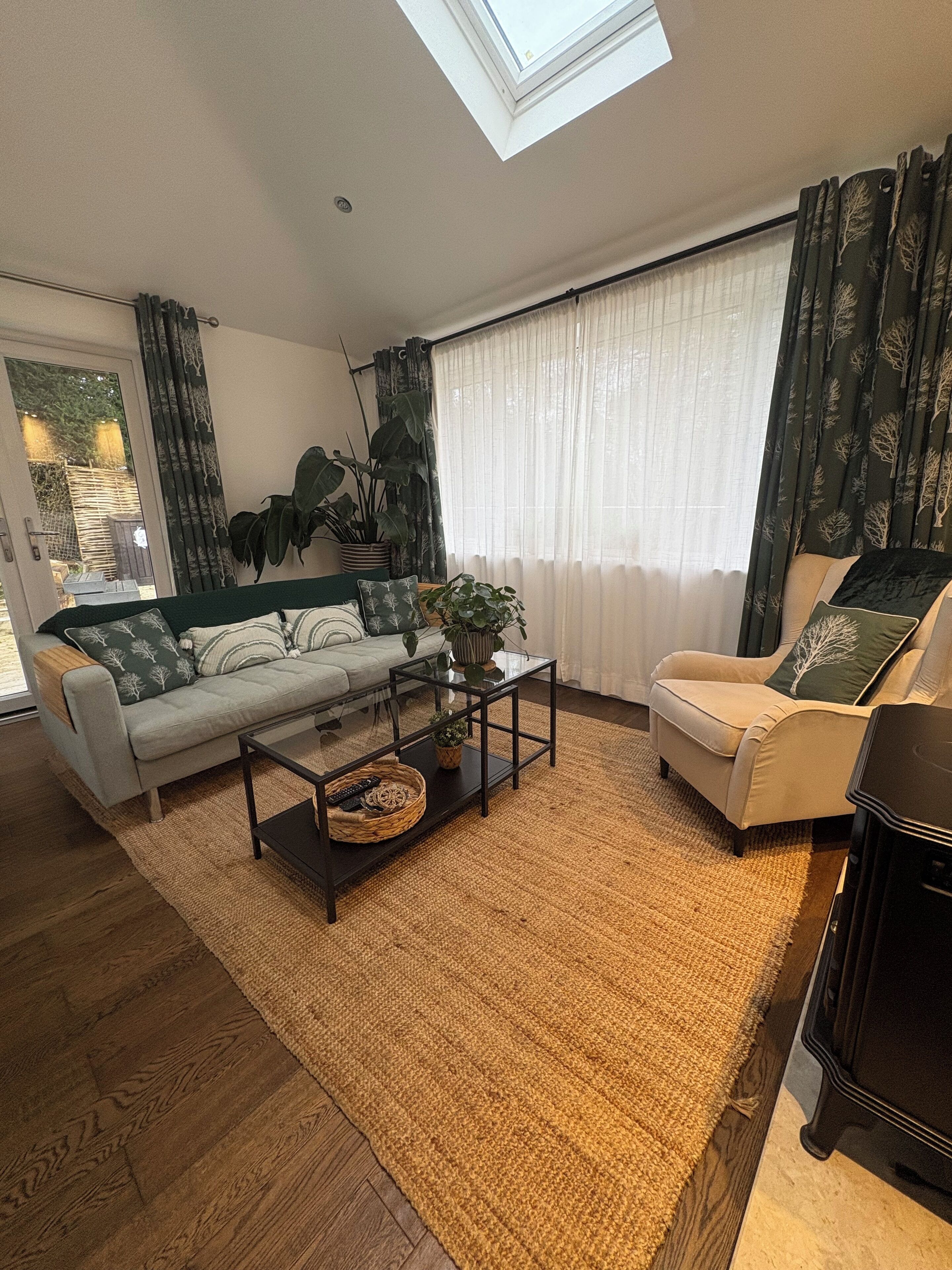 TV connectée, cheminée