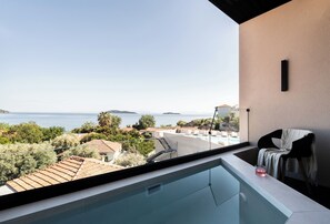 Suite with Jetted Tub | View from room - Nimfi Suites (Skiathos)