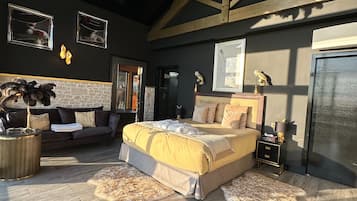 Casa de campo Deluxe, vista al valle | 1 habitación, sábanas italianas Frette y ropa de cama de alta calidad