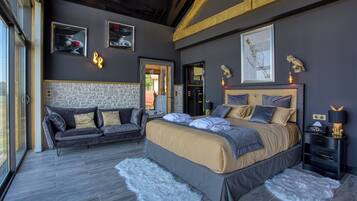 Deluxe Cottage, Valley View | 1 bedroom, Frette Italian sheets, premium bedding, down comforters