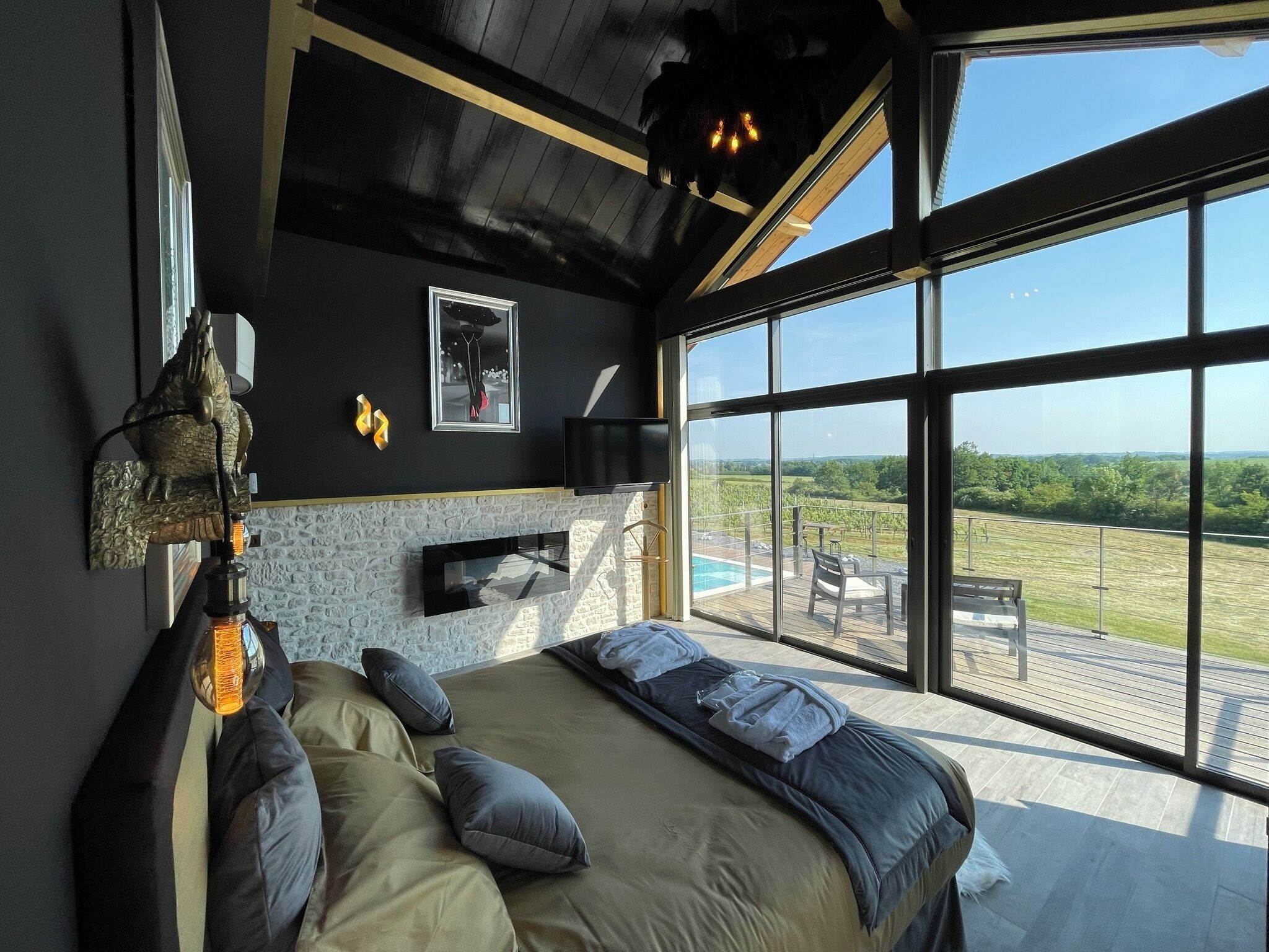 Deluxe Cottage, Valley View | 1 bedroom, Frette Italian sheets, premium bedding, down comforters