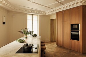 Luxury Apartment, City View | Private kitchenette | Espresso maker, coffee/tea maker, electric kettle