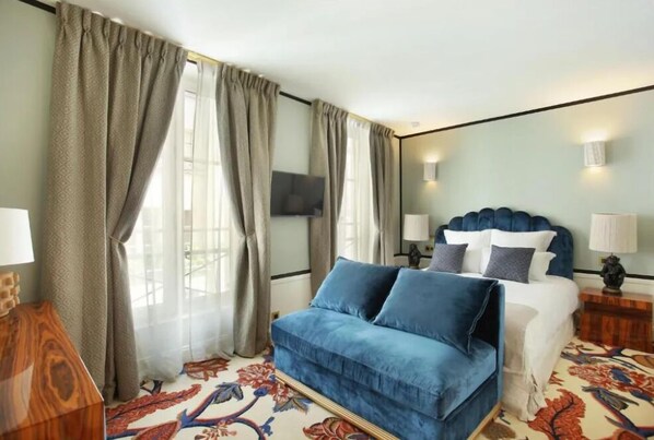 Superior-Apartment | 2 Schlafzimmer, Schreibtisch, kostenloses WLAN, Bettwäsche