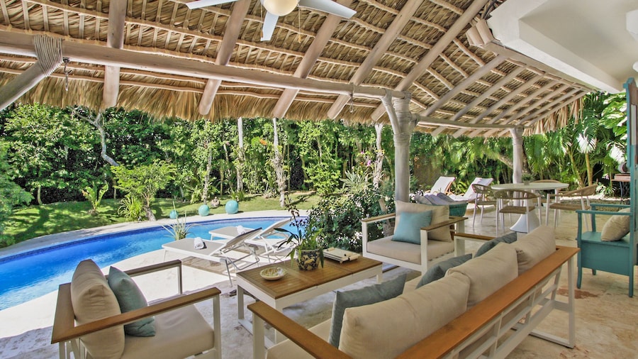 Large Family 2 Level Villa for Rent at Puntacana Resort Club Near Playa Serena Playa Blanca