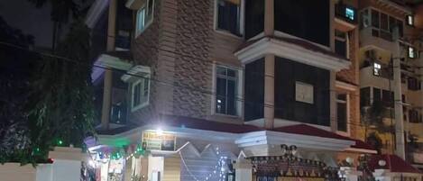 Voorkant van accommodatie