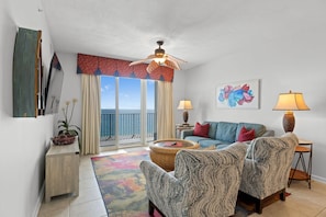 Condo, 1 King Bed with Sofa bed (Windemere 1206) | Living area | TV