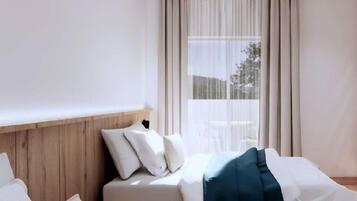 Estudio Premium | Tabla de planchar con plancha, wifi gratis, ropa de cama