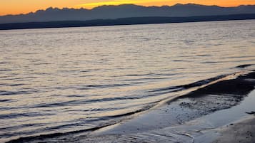 Sun loungers, beach towels