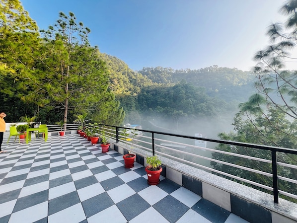 Superior Room, Hill View | Terrace/patio - The Shalam Resort (Lansdowne)