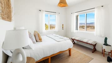 Desk, iron/ironing board, travel crib, free WiFi