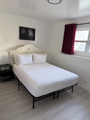 Desk, iron/ironing board, travel cot, free WiFi