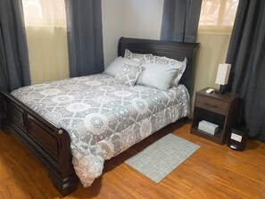 3 bedrooms, iron/ironing board, travel cot, WiFi