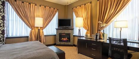 1 غرفة نوم ومكواة/لوح كي وواي فاي وملاءات أسرّة