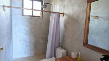 Apartment, Ocean View | Bathroom | Shower, towels, soap, toilet paper
