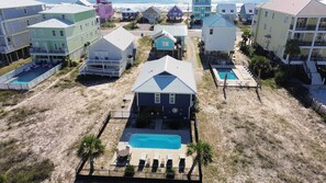 Exterior - Beach Home With Private Pool & Beach Access- Sleeps 4 (Gulf Shores)