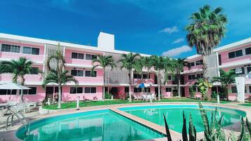 Blick von der Unterkunft