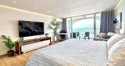 Breathtaking high floor ESJ studio with stunning Ocean & direct beach access