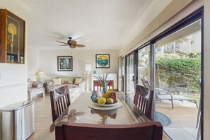 Interior - Comfortable condo with private shaded lanai, pool, tennis, steps to the beach (Lihue)