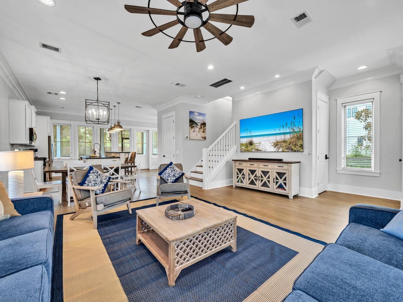 House, Multiple Beds (Beach, Please) | Living area