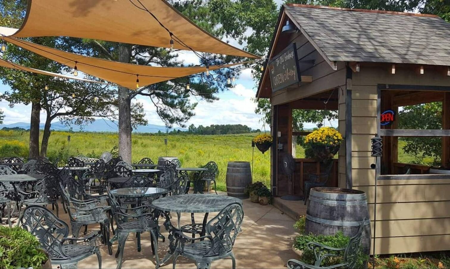 Udendørs spisemuligheder