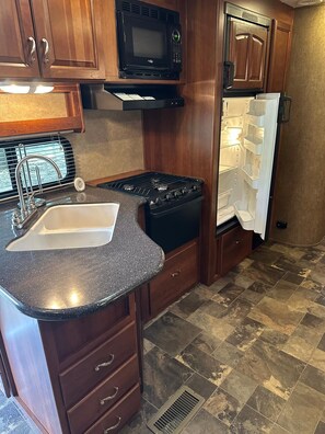 Private kitchen - RV Rental on Spacious Property (Kissimmee)