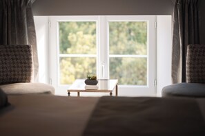 Habitación doble superior, vista al parque | Cortinas blackout, insonorización y wifi gratis 