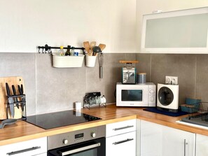 Microwave, oven, stovetop