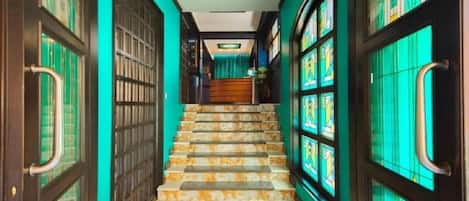 Interior entrance