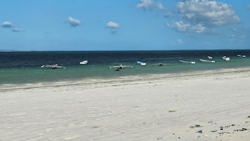 En la playa
