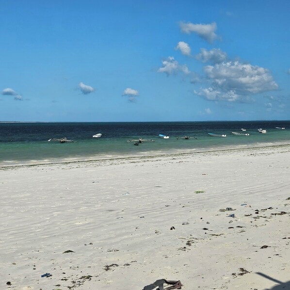 On the beach