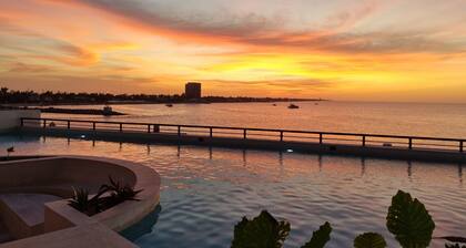 Beachfront Oceanview Luxury Apartment (sleeps up to 8) Yucalpeten Resort Marina.