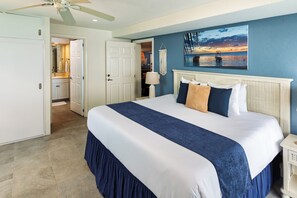 2 bedrooms, in-room safe, iron/ironing board, WiFi