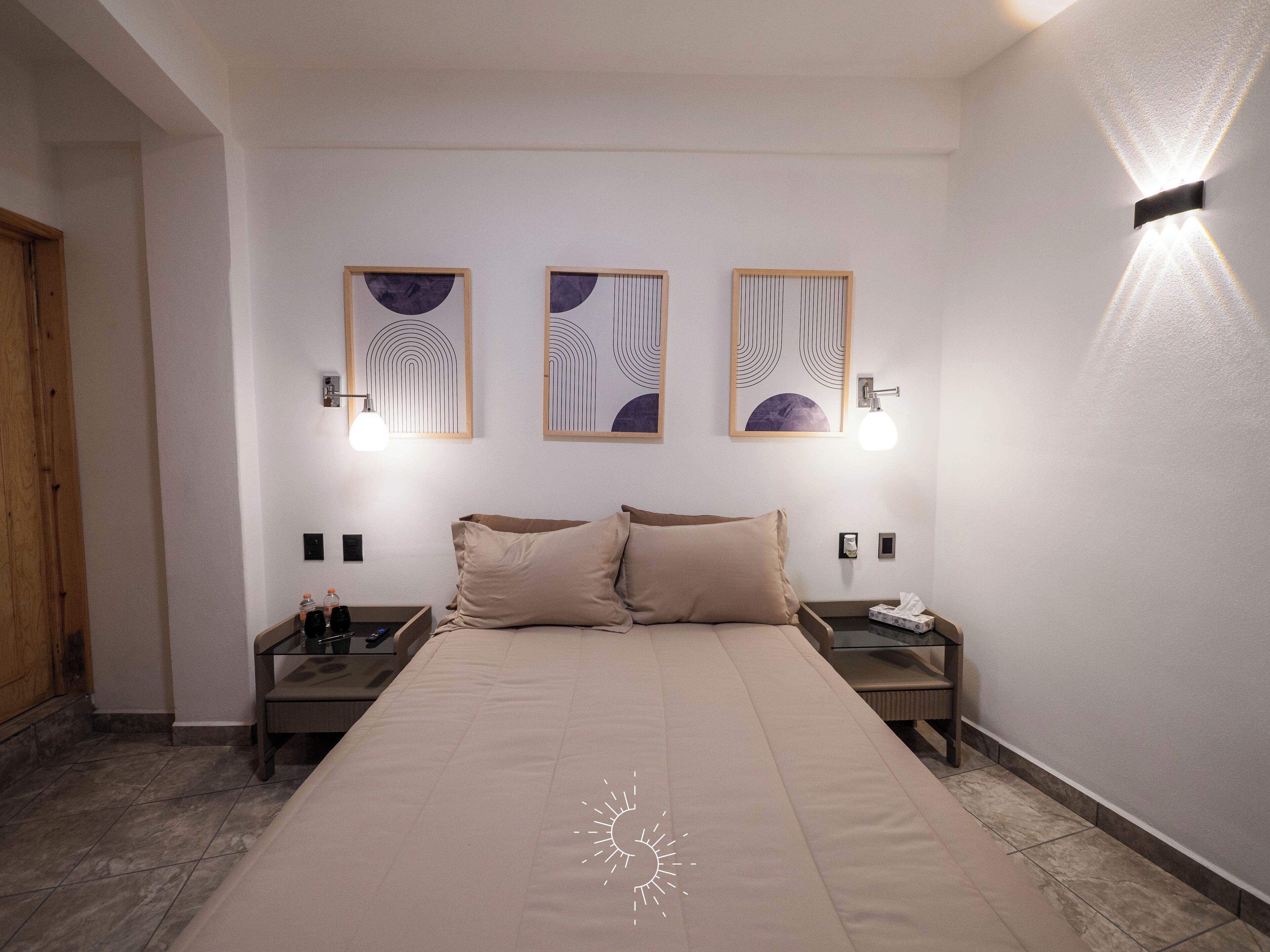 1 chambre, couette en duvet d'oie, décoration personnalisée