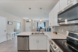 House, Multiple Beds, Pool Access, Pool View (ELX25128) | Private kitchen | Coffee/tea maker