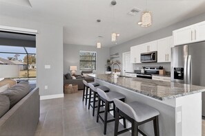 House, Multiple Beds, Pool Access, Pool View (DOD25499) | Private kitchen | Coffee/tea maker - 25499 Doredo Drive (Punta Gorda)