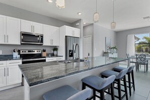 House, Multiple Beds, Pool Access, Pool View (DOD25499) | Private kitchen | Coffee/tea maker