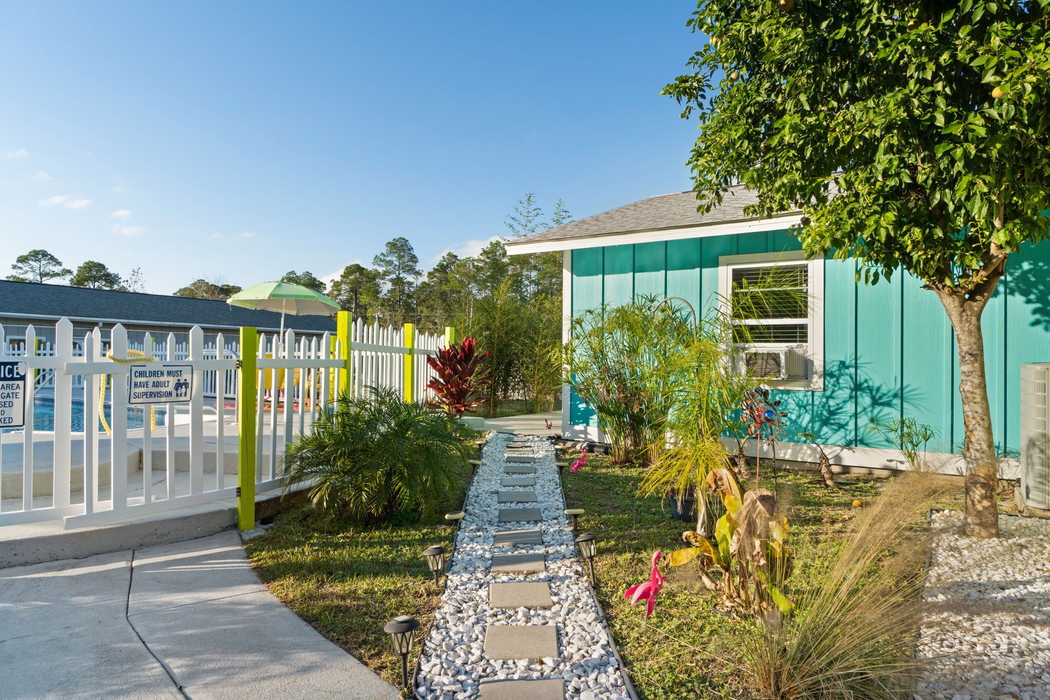 Enceinte de l’hébergement