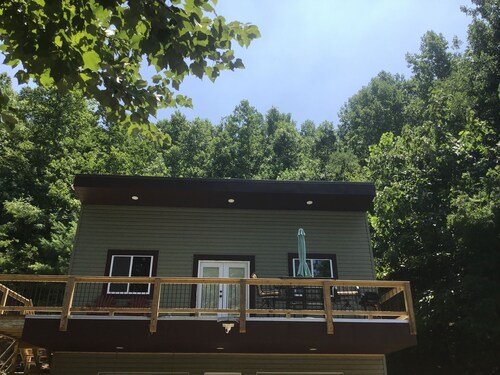 mountain cabin with view