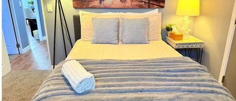 2 slaapkamers, een strijkplank/strijkijzer, wifi, beddengoed