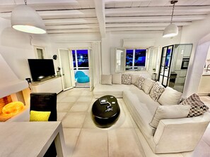 スマートテレビ、暖炉