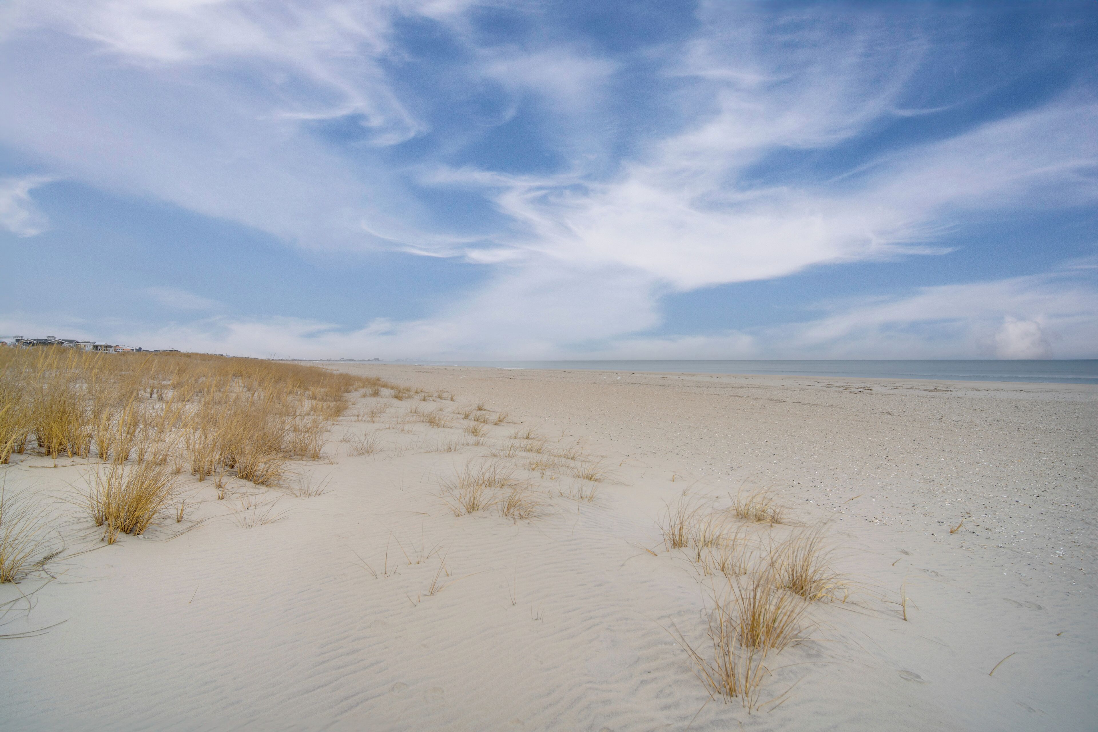 Vlak bij het strand