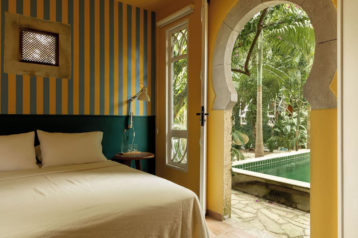 Comfort Double Room, 1 Queen Bed, Pool View | Premium bedding, individually decorated, individually furnished
