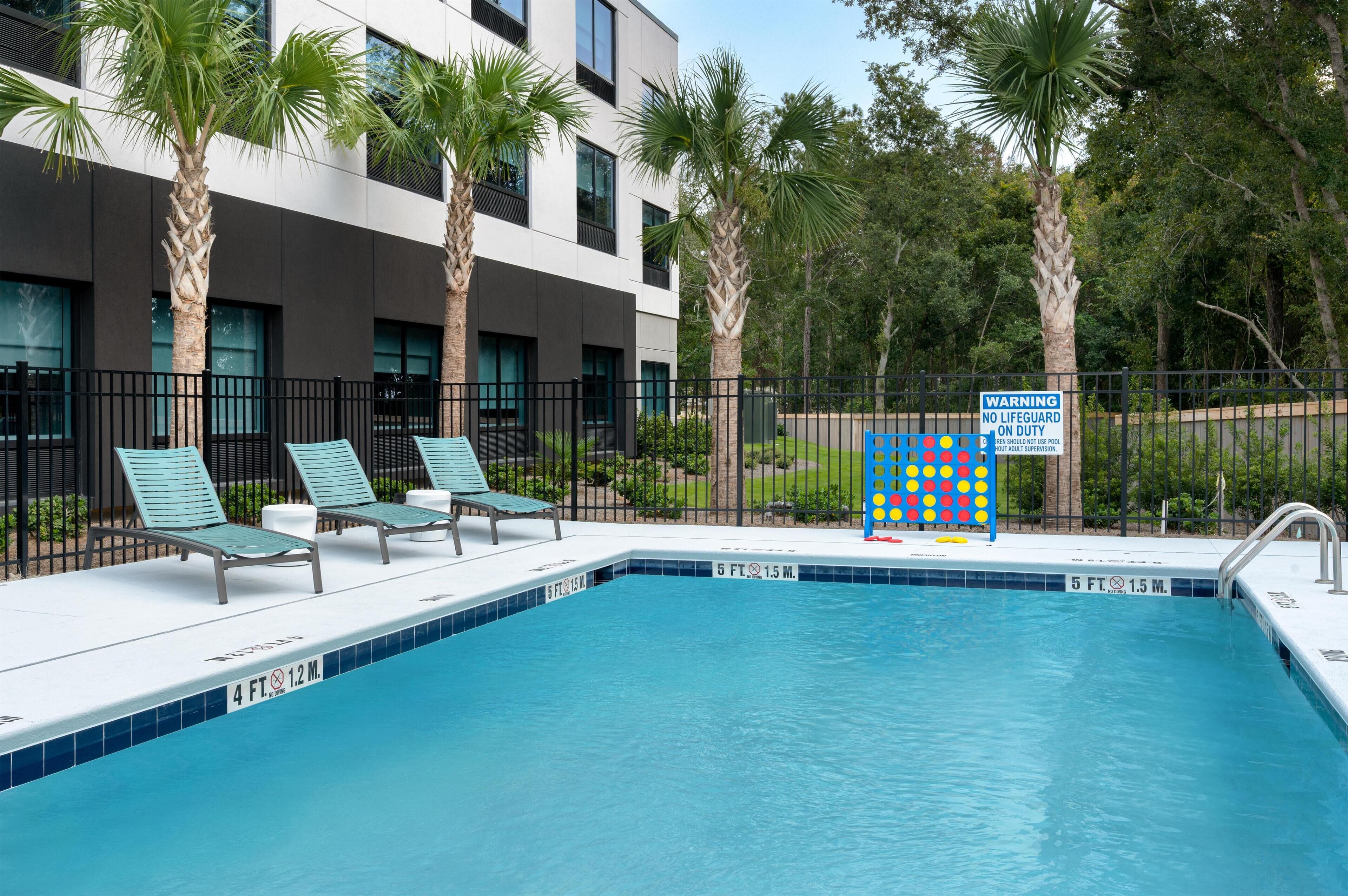 Seasonal outdoor pool