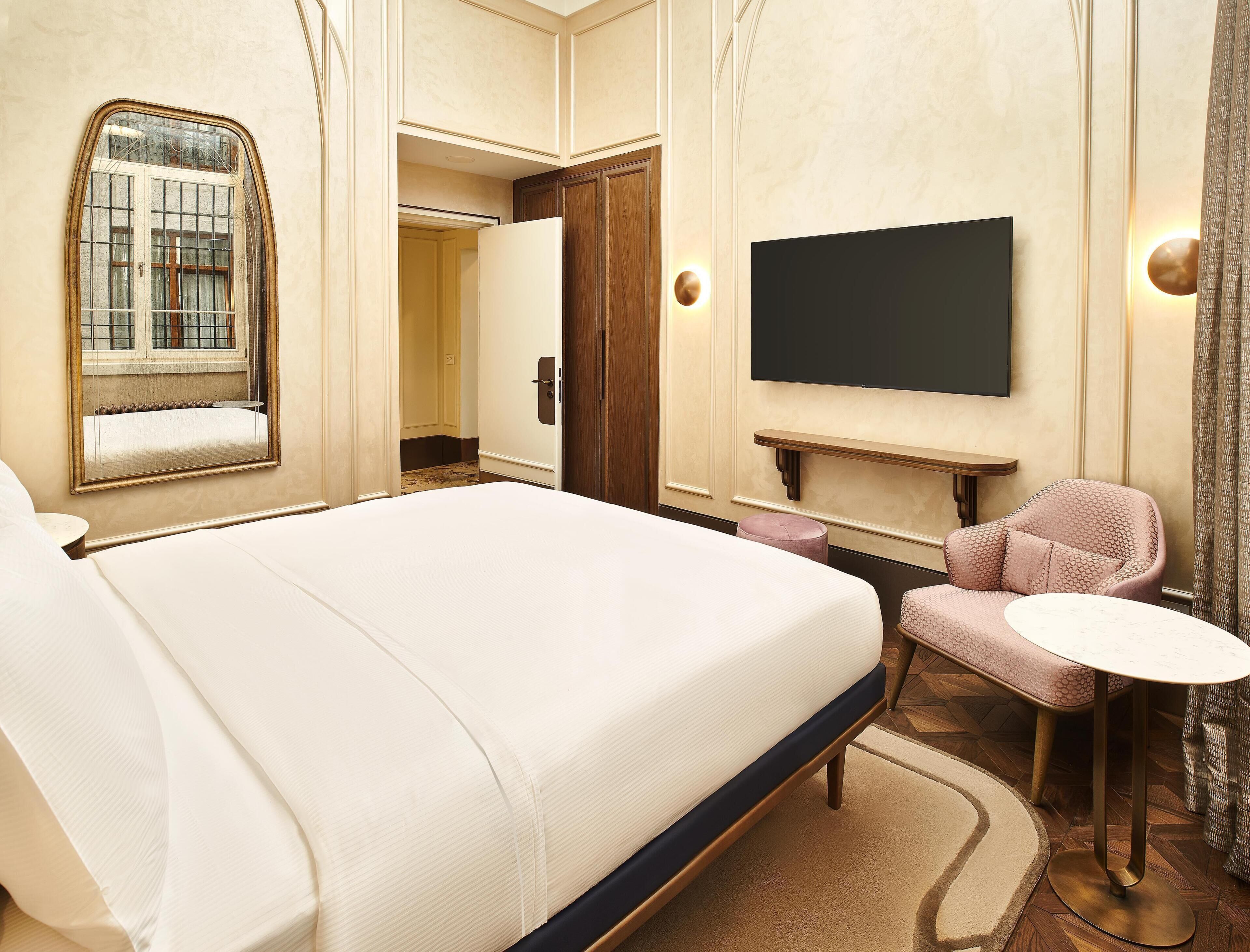 Suite, 1 kingsize-seng (Generali Han) | Sengetøy av topp kvalitet, minibar, lydisolert og strykejern/-brett