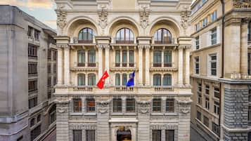 Façana frontal de l'allotjament