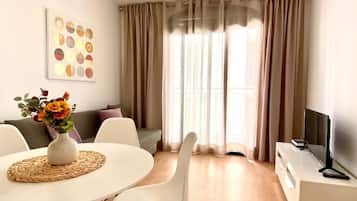 Apartment, 1 Bedroom, Terrace | Living area
